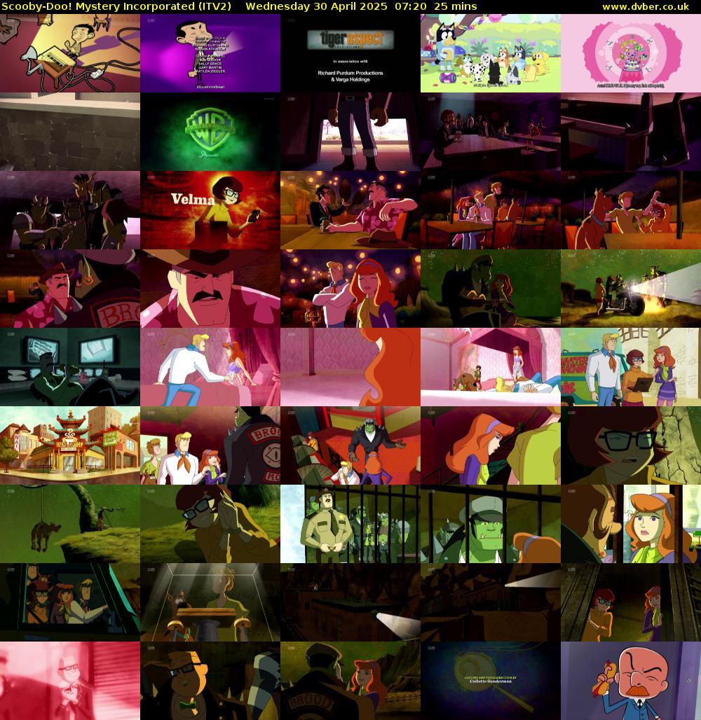 Scooby-Doo! Mystery Incorporated (ITV2) Wednesday 30 April 2025 07:20 - 07:45