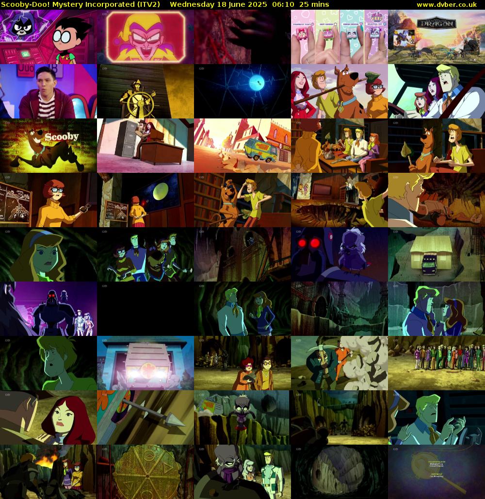Scooby-Doo! Mystery Incorporated (ITV2) Wednesday 18 June 2025 06:10 - 06:35