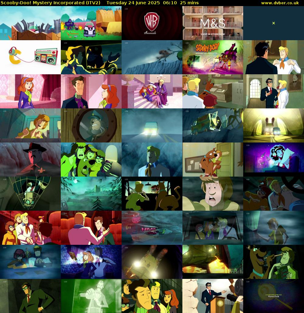 Scooby-Doo! Mystery Incorporated (ITV2) Tuesday 24 June 2025 06:10 - 06:35