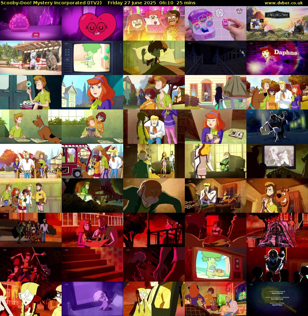 Scooby-Doo! Mystery Incorporated (ITV2) Friday 27 June 2025 06:10 - 06:35