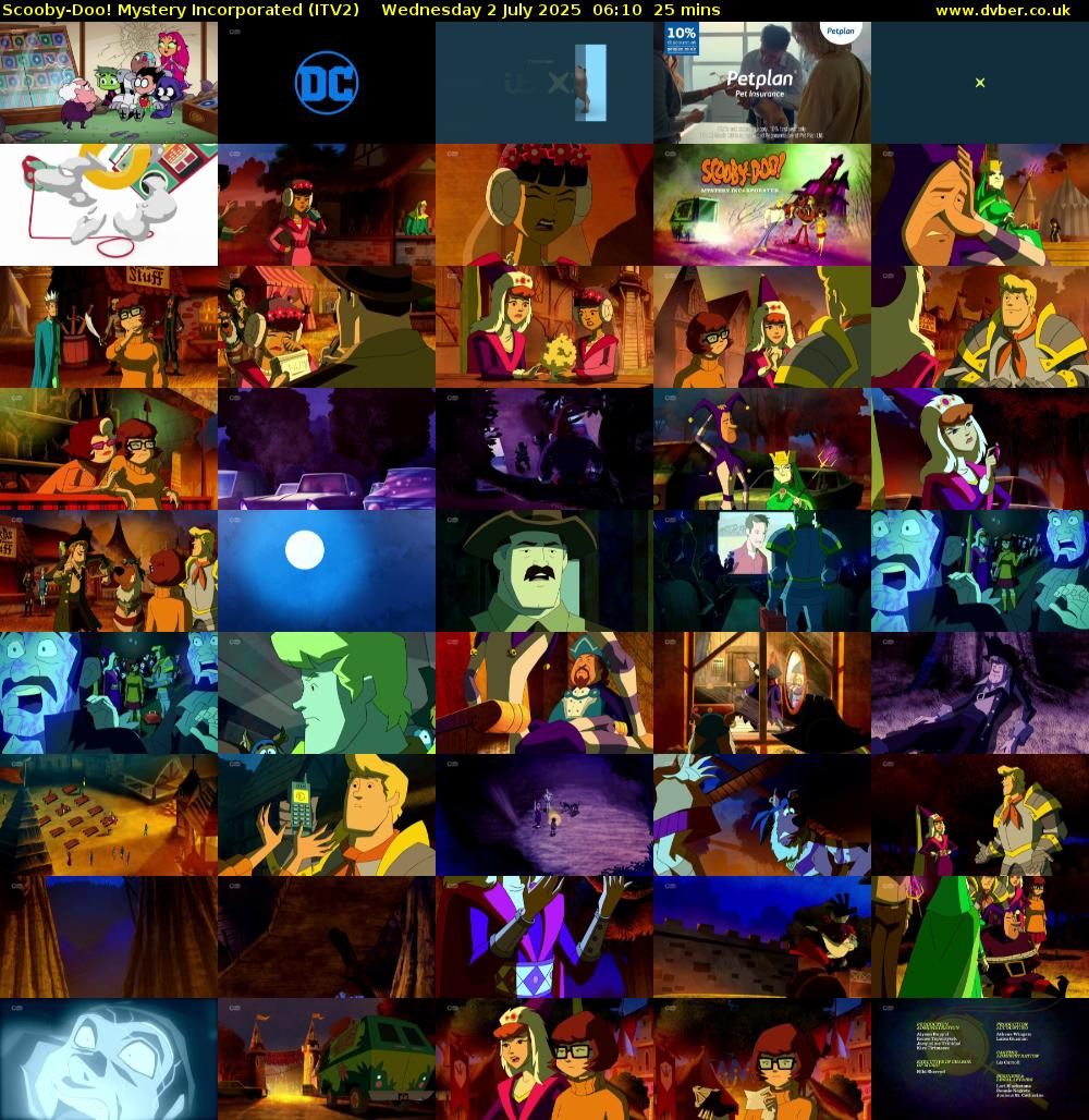 Scooby-Doo! Mystery Incorporated (ITV2) Wednesday 2 July 2025 06:10 - 06:35