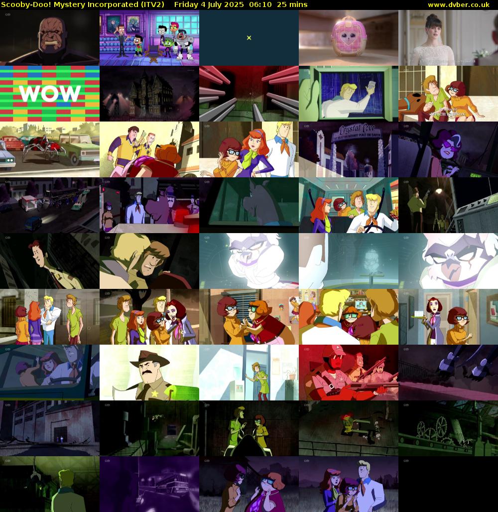 Scooby-Doo! Mystery Incorporated (ITV2) Friday 4 July 2025 06:10 - 06:35