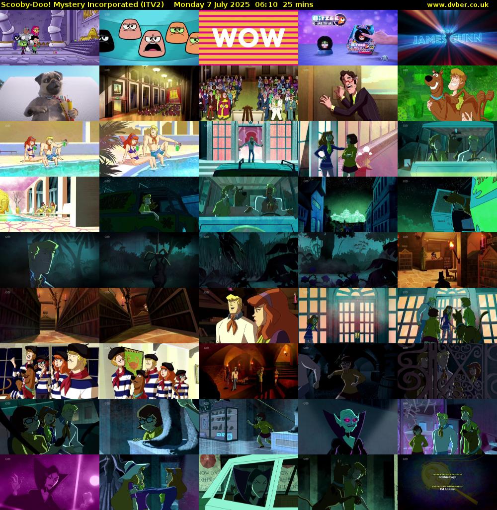 Scooby-Doo! Mystery Incorporated (ITV2) Monday 7 July 2025 06:10 - 06:35