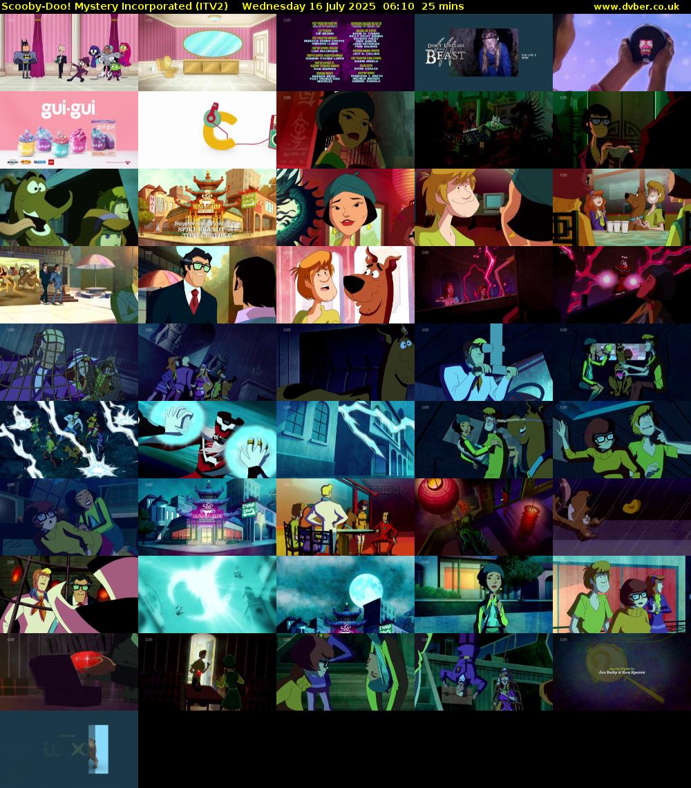 Scooby-Doo! Mystery Incorporated (ITV2) Wednesday 16 July 2025 06:10 - 06:35