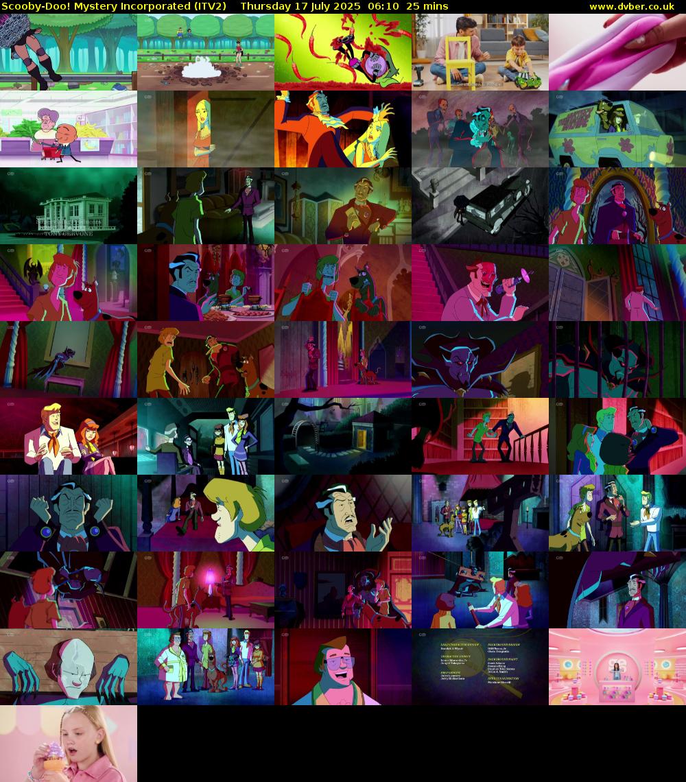 Scooby-Doo! Mystery Incorporated (ITV2) Thursday 17 July 2025 06:10 - 06:35