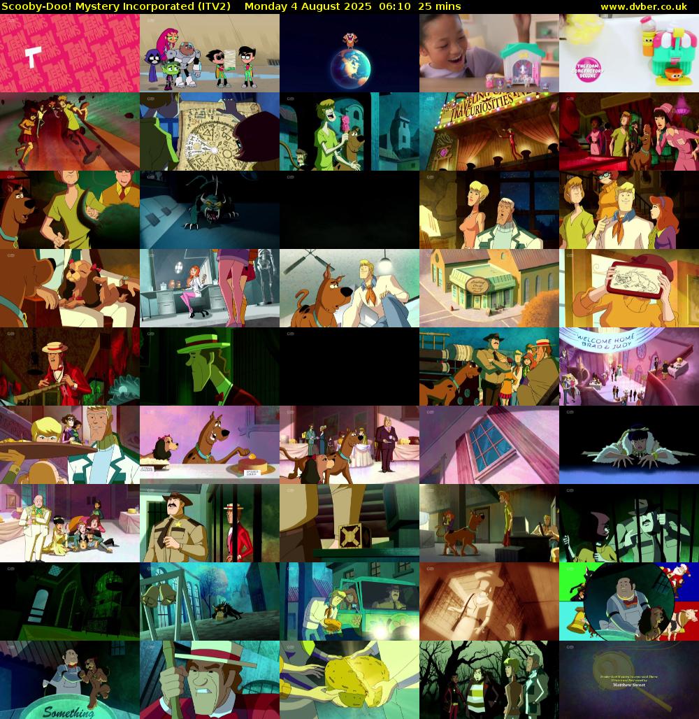 Scooby-Doo! Mystery Incorporated (ITV2) Monday 4 August 2025 06:10 - 06:35