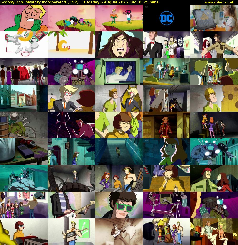 Scooby-Doo! Mystery Incorporated (ITV2) Tuesday 5 August 2025 06:10 - 06:35