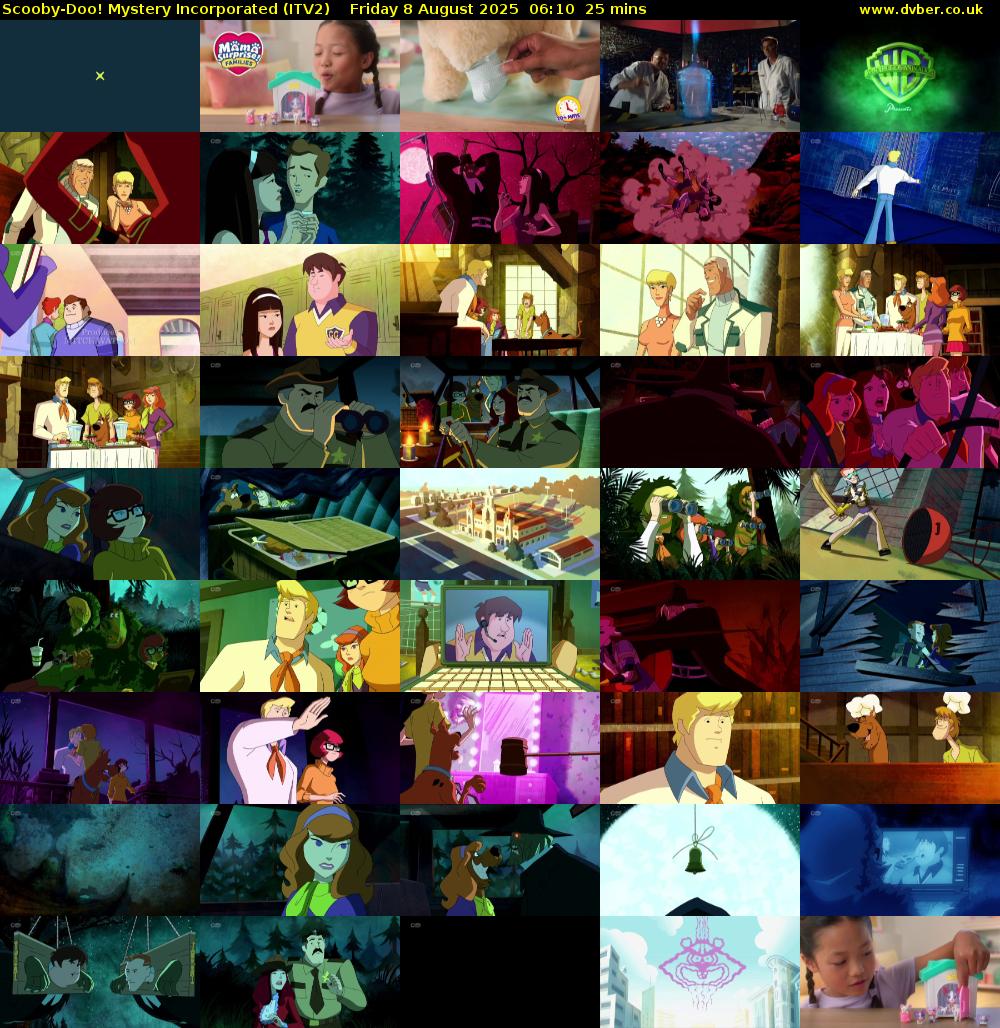 Scooby-Doo! Mystery Incorporated (ITV2) Friday 8 August 2025 06:10 - 06:35