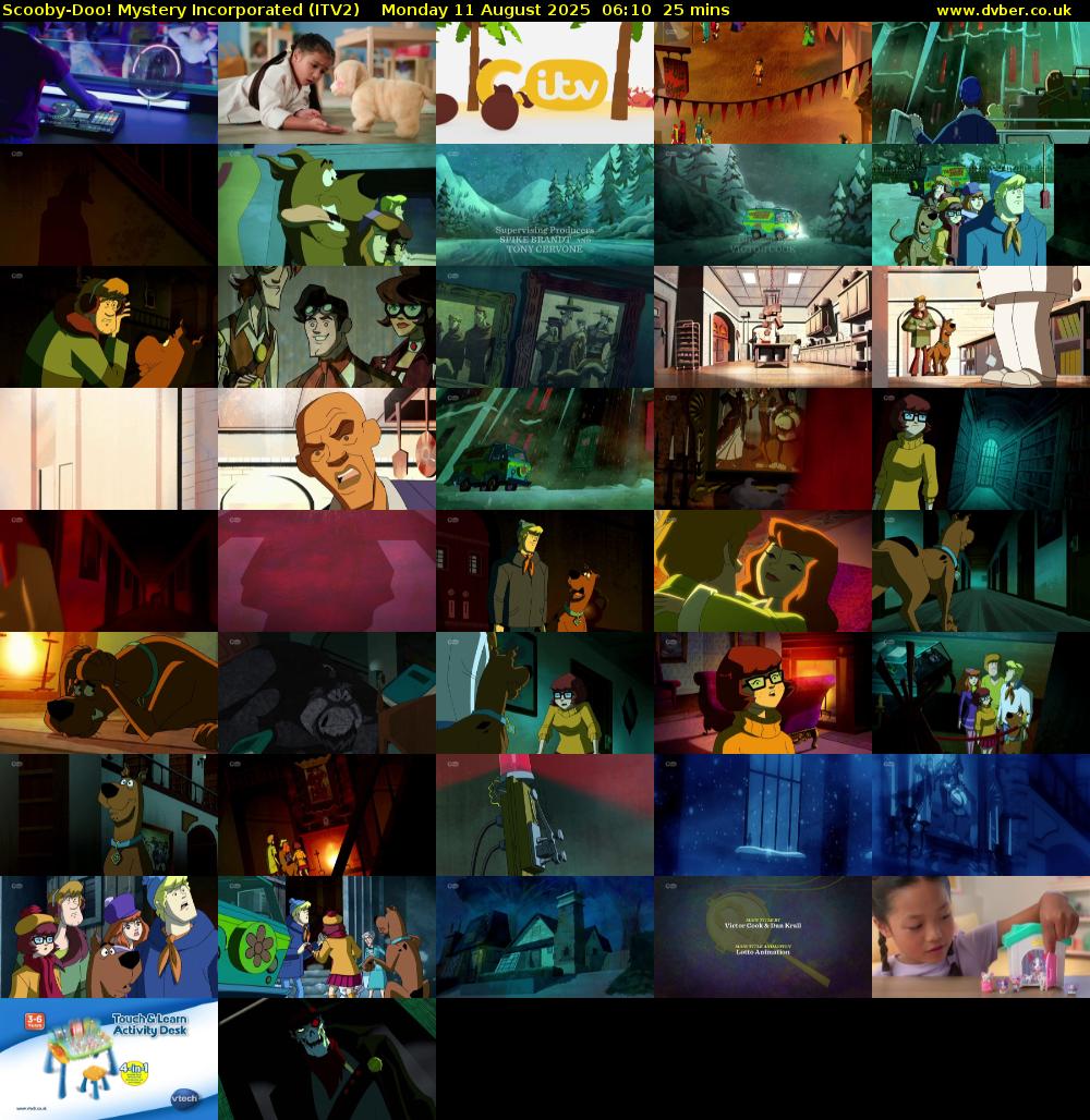 Scooby-Doo! Mystery Incorporated (ITV2) Monday 11 August 2025 06:10 - 06:35