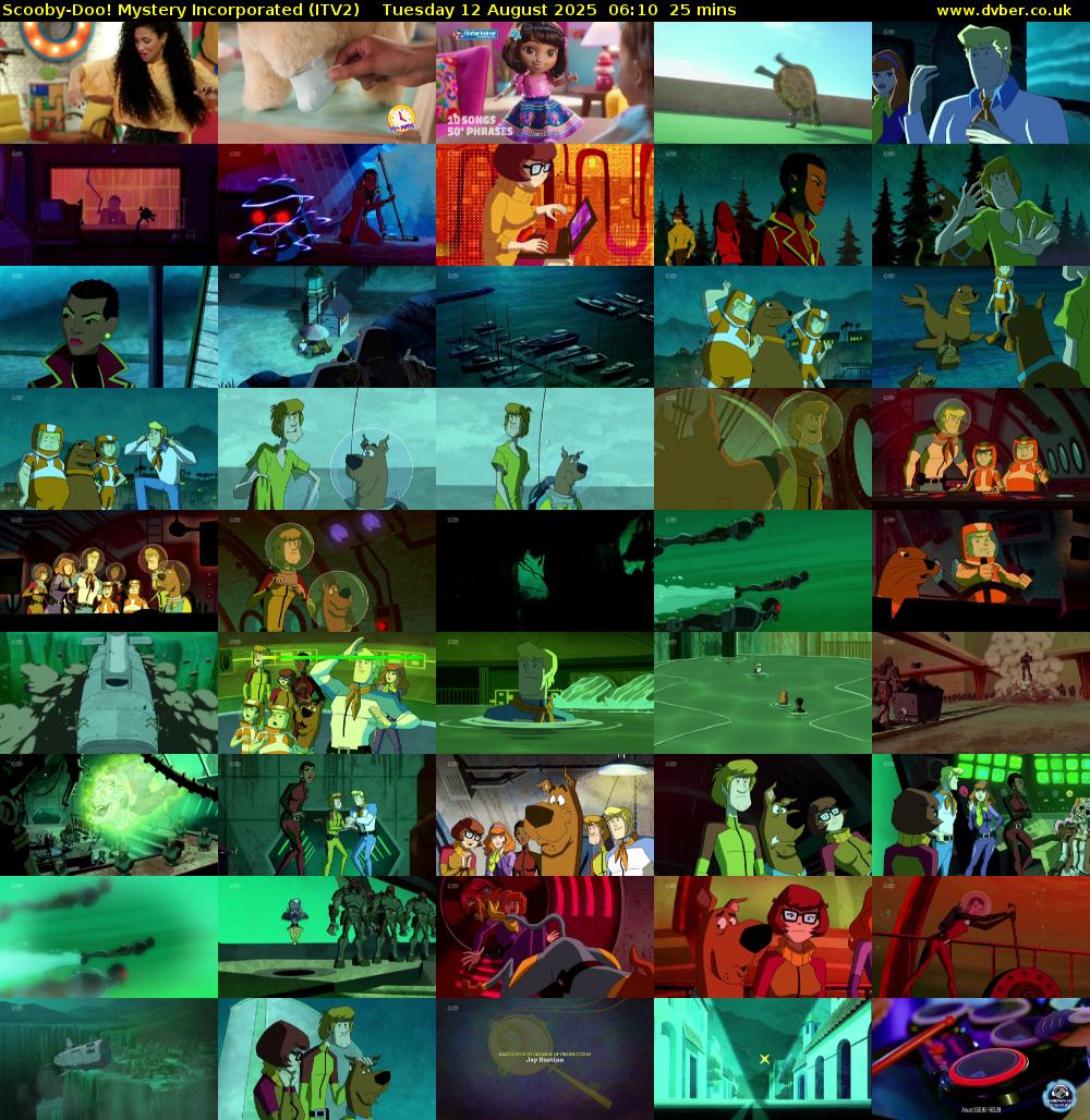 Scooby-Doo! Mystery Incorporated (ITV2) Tuesday 12 August 2025 06:10 - 06:35