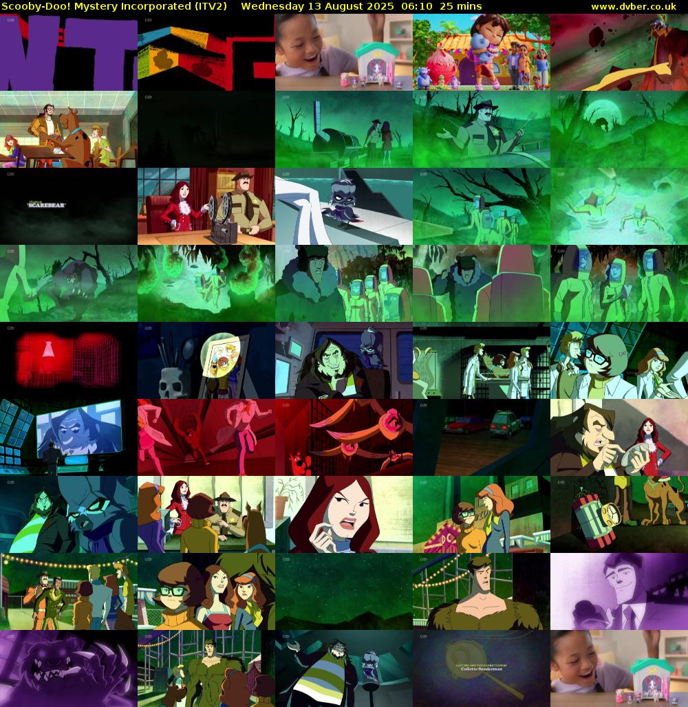 Scooby-Doo! Mystery Incorporated (ITV2) Wednesday 13 August 2025 06:10 - 06:35