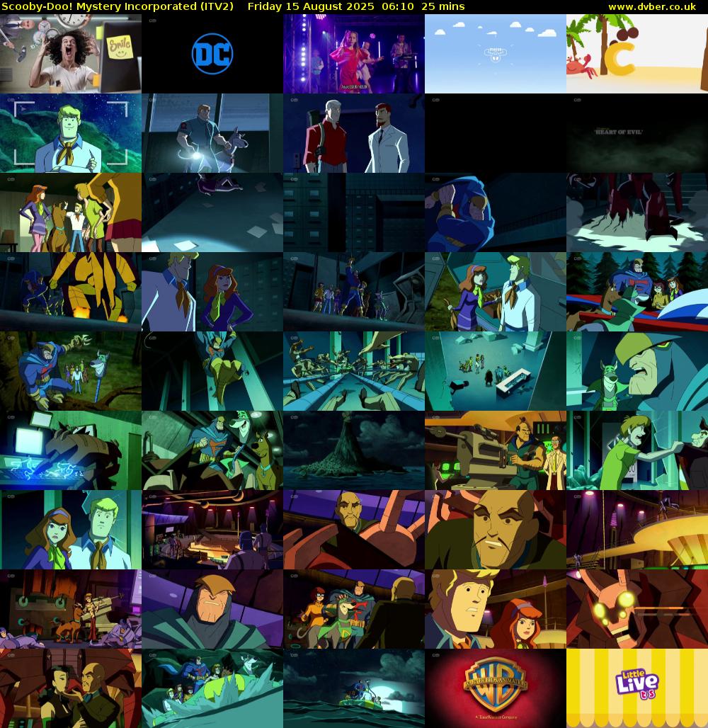 Scooby-Doo! Mystery Incorporated (ITV2) Friday 15 August 2025 06:10 - 06:35