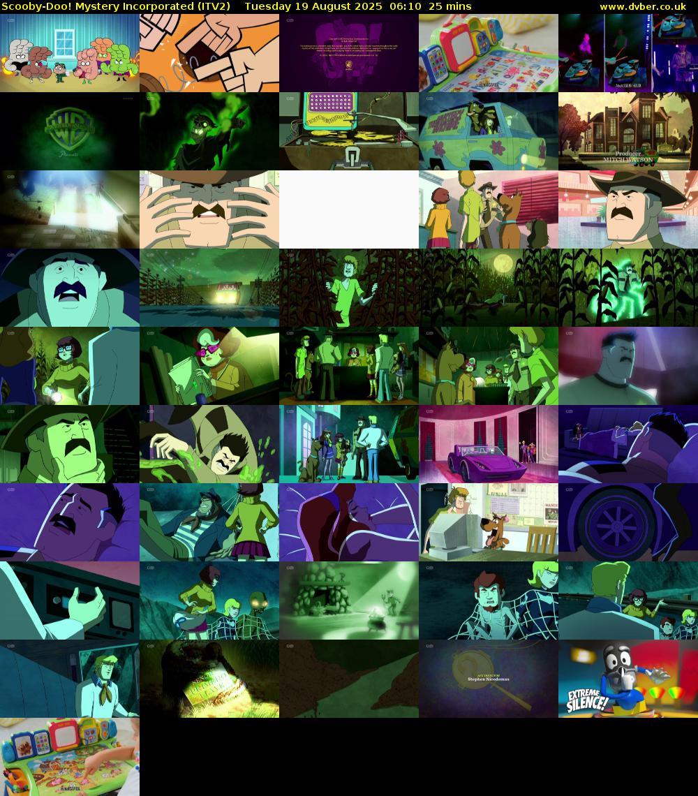 Scooby-Doo! Mystery Incorporated (ITV2) Tuesday 19 August 2025 06:10 - 06:35