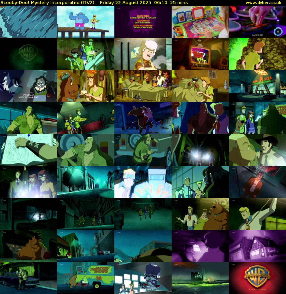 Scooby-Doo! Mystery Incorporated (ITV2) Friday 22 August 2025 06:10 - 06:35