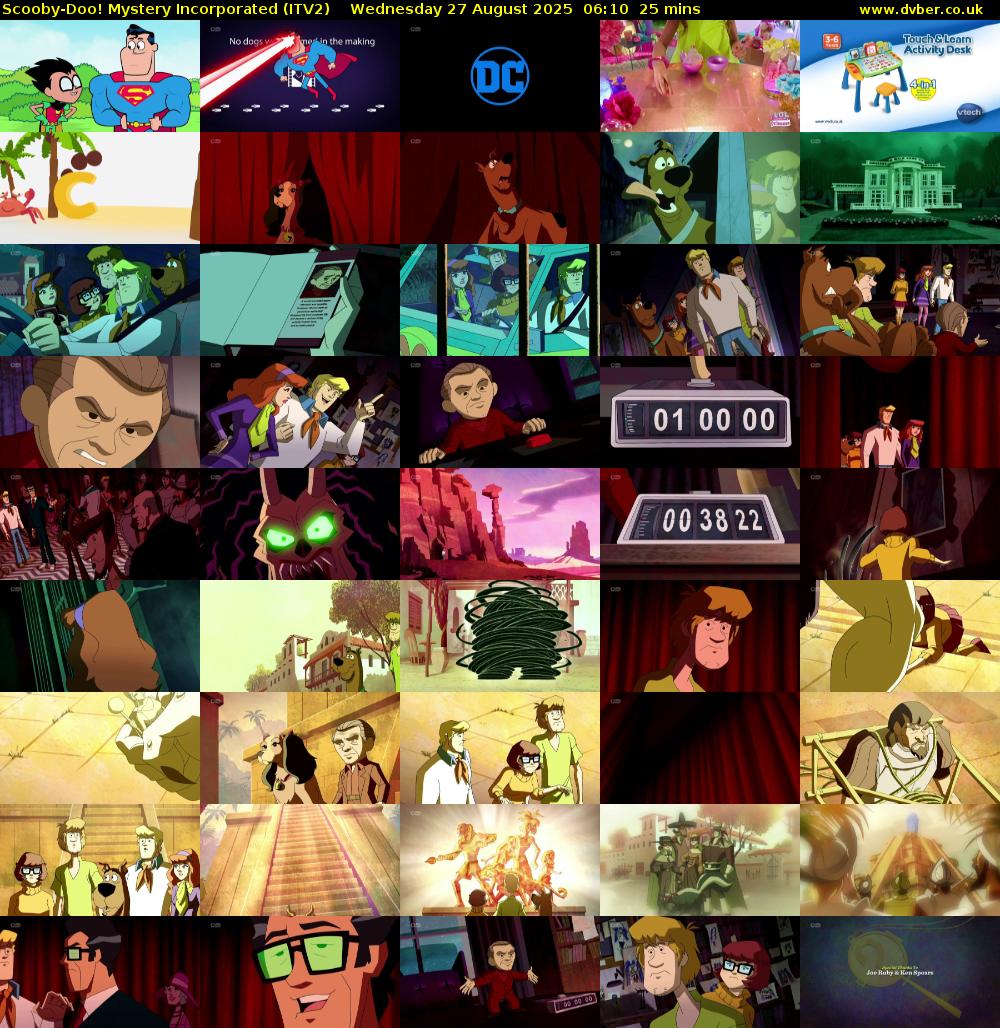 Scooby-Doo! Mystery Incorporated (ITV2) Wednesday 27 August 2025 06:10 - 06:35