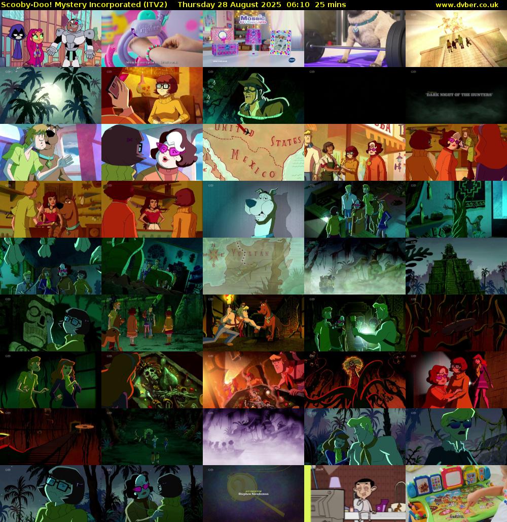 Scooby-Doo! Mystery Incorporated (ITV2) Thursday 28 August 2025 06:10 - 06:35