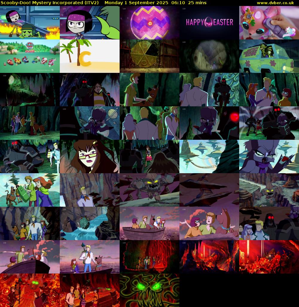 Scooby-Doo! Mystery Incorporated (ITV2) Monday 1 September 2025 06:10 - 06:35