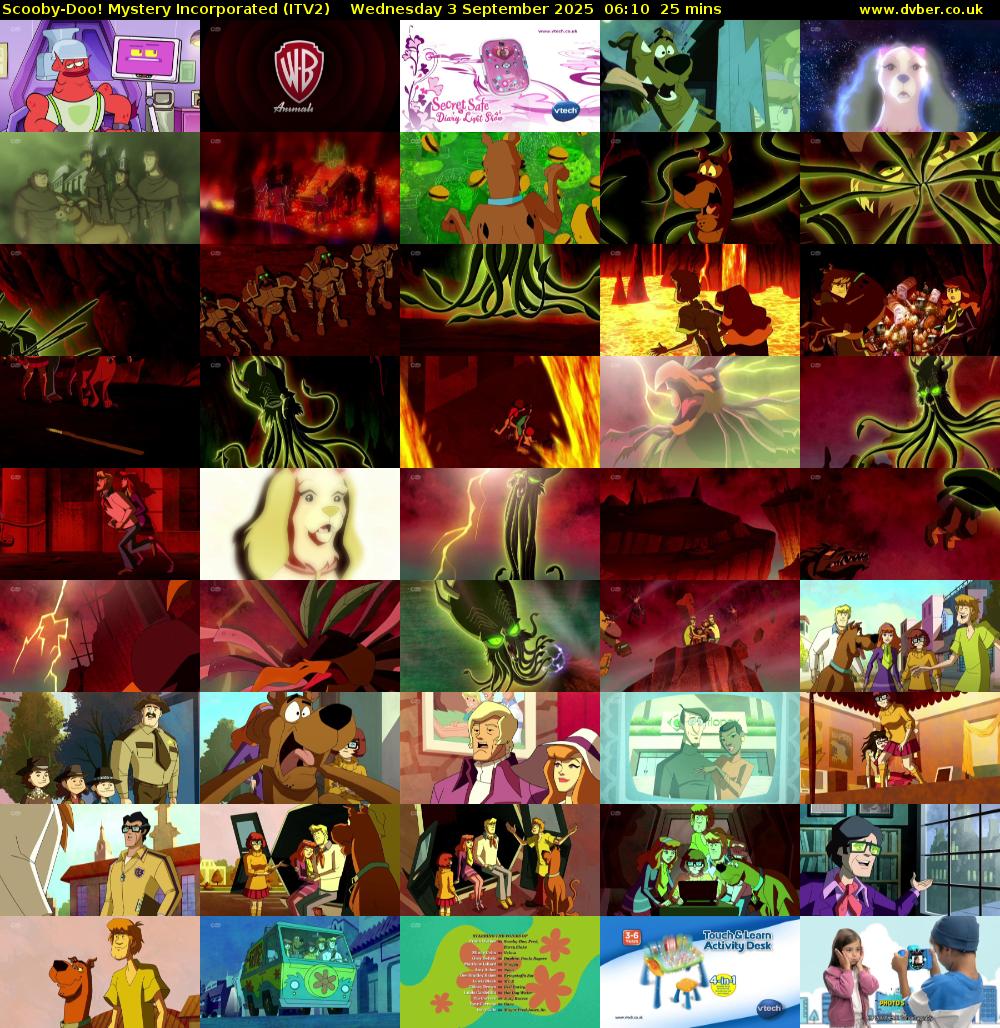 Scooby-Doo! Mystery Incorporated (ITV2) Wednesday 3 September 2025 06:10 - 06:35