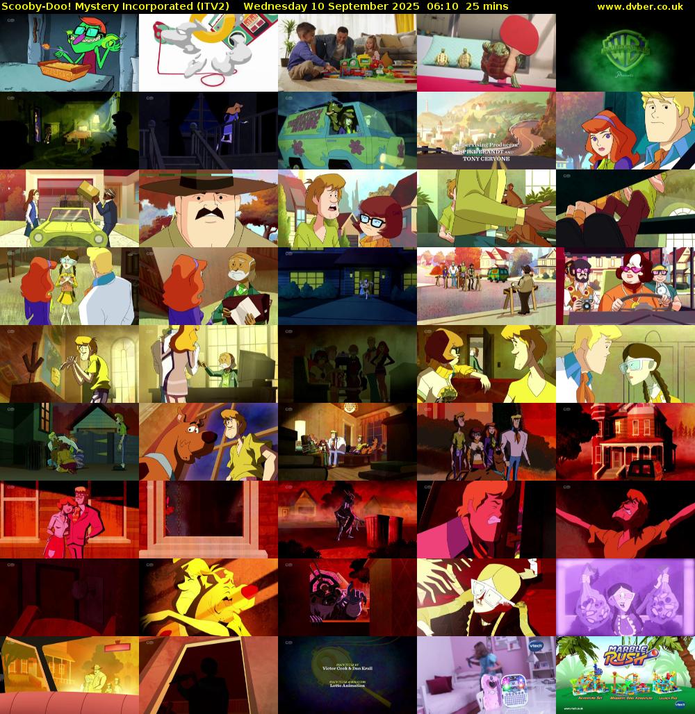 Scooby-Doo! Mystery Incorporated (ITV2) Wednesday 10 September 2025 06:10 - 06:35
