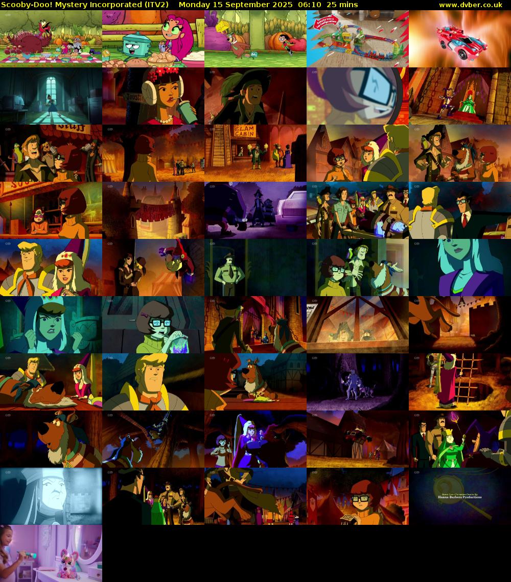 Scooby-Doo! Mystery Incorporated (ITV2) Monday 15 September 2025 06:10 - 06:35