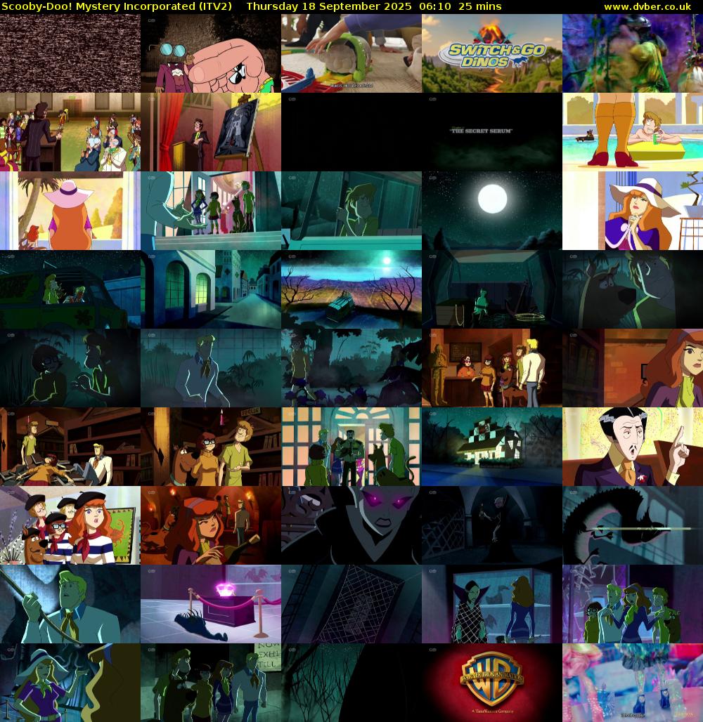 Scooby-Doo! Mystery Incorporated (ITV2) Thursday 18 September 2025 06:10 - 06:35