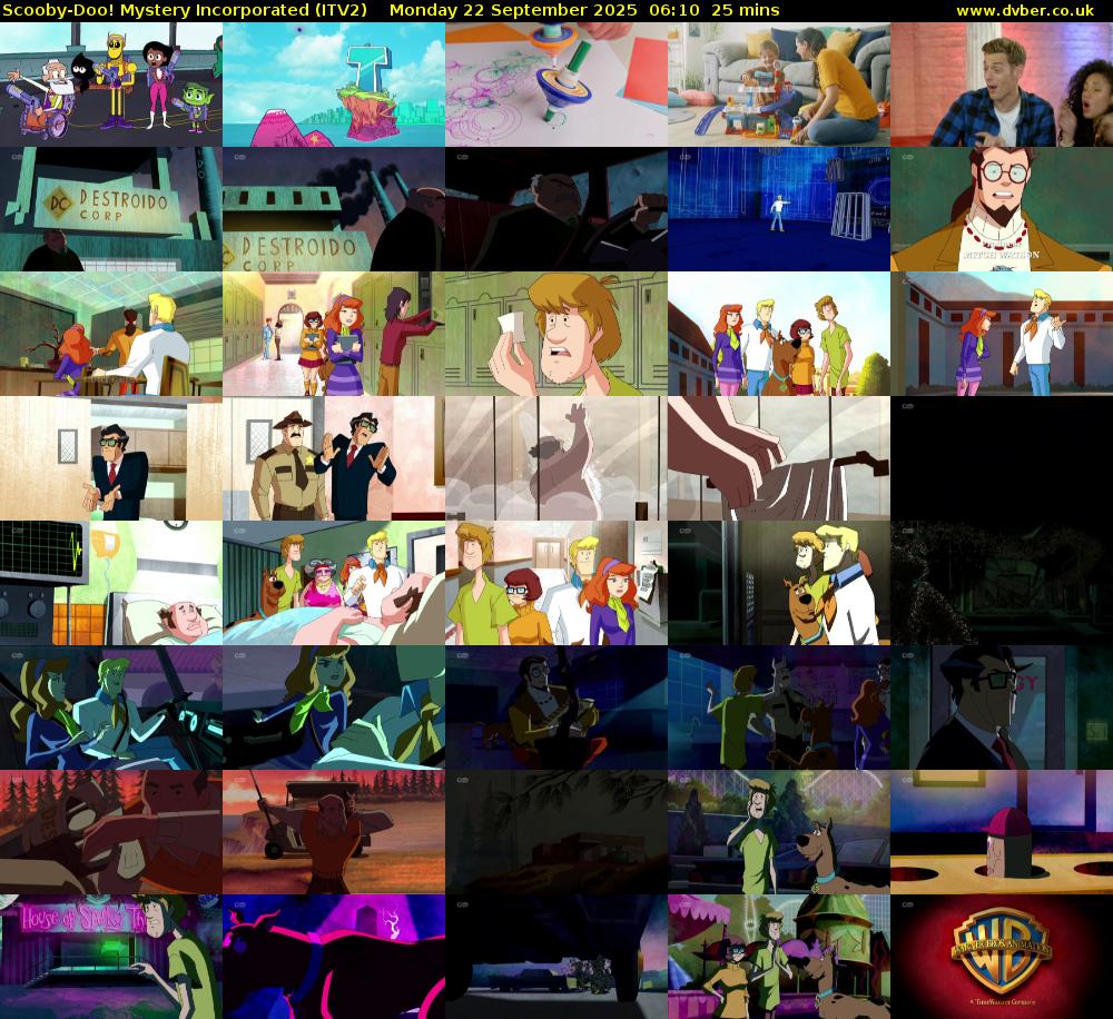 Scooby-Doo! Mystery Incorporated (ITV2) Monday 22 September 2025 06:10 - 06:35