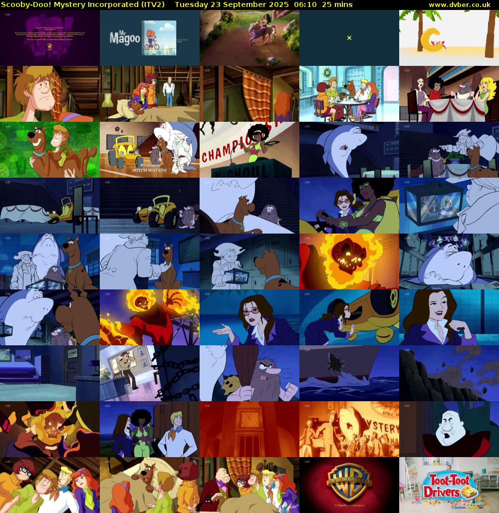Scooby-Doo! Mystery Incorporated (ITV2) Tuesday 23 September 2025 06:10 - 06:35