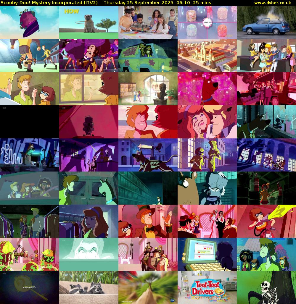 Scooby-Doo! Mystery Incorporated (ITV2) Thursday 25 September 2025 06:10 - 06:35