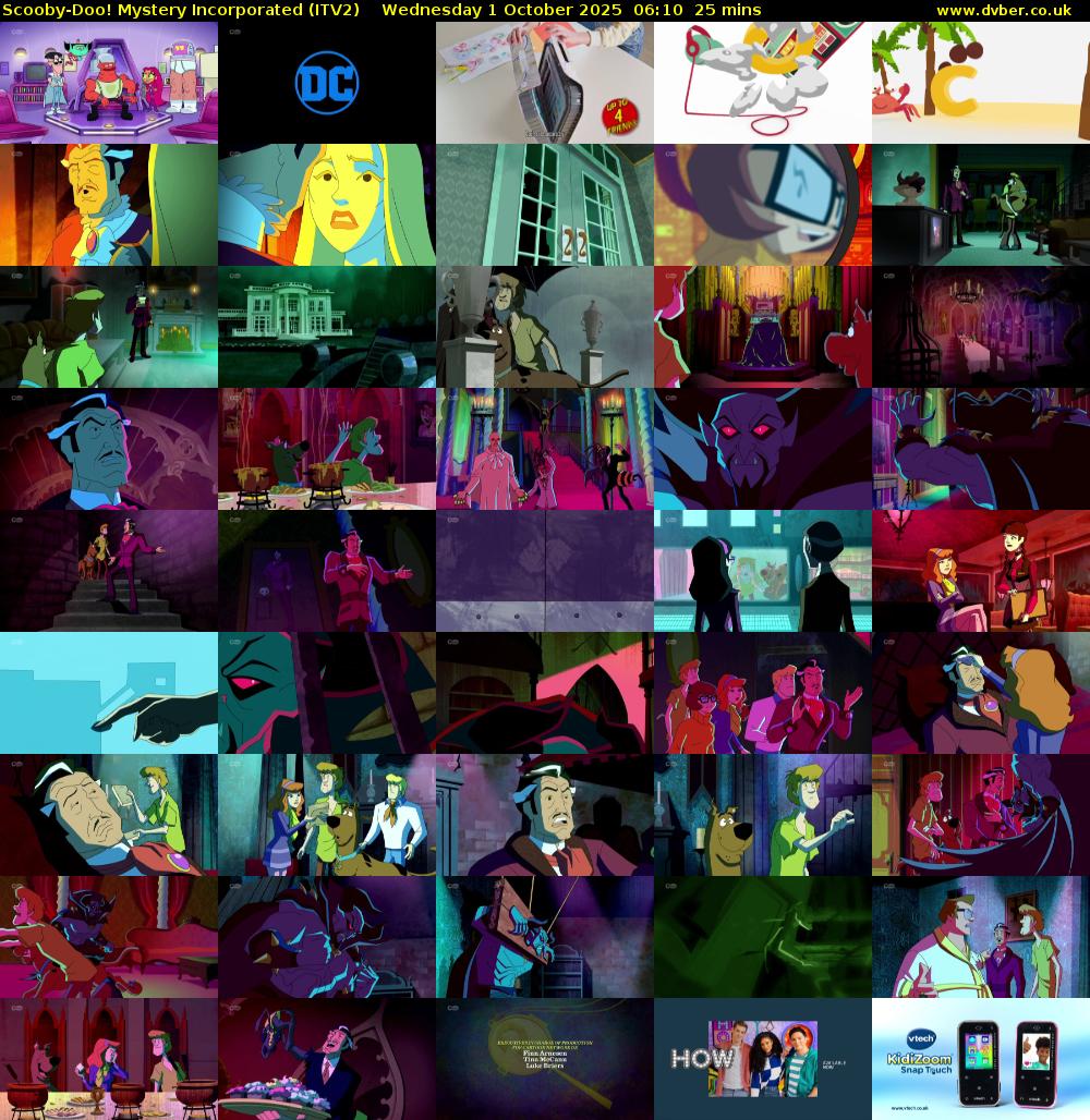 Scooby-Doo! Mystery Incorporated (ITV2) Wednesday 1 October 2025 06:10 - 06:35
