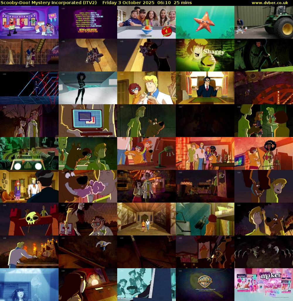 Scooby-Doo! Mystery Incorporated (ITV2) Friday 3 October 2025 06:10 - 06:35