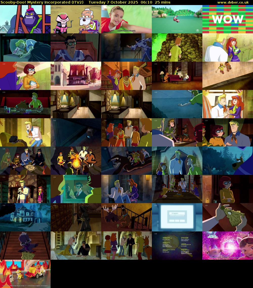 Scooby-Doo! Mystery Incorporated (ITV2) Tuesday 7 October 2025 06:10 - 06:35