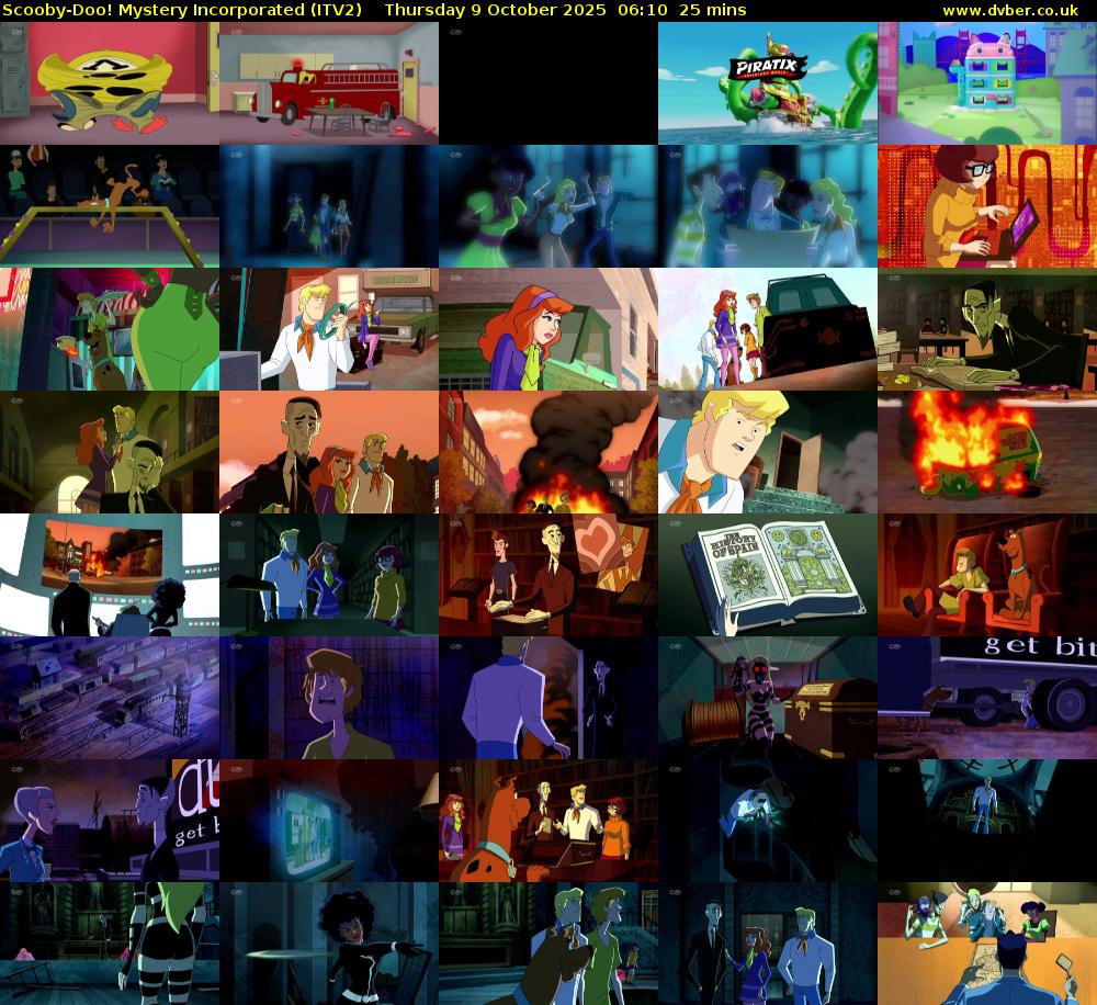 Scooby-Doo! Mystery Incorporated (ITV2) Thursday 9 October 2025 06:10 - 06:35