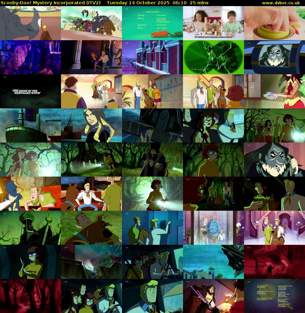 Scooby-Doo! Mystery Incorporated (ITV2) Tuesday 14 October 2025 06:10 - 06:35