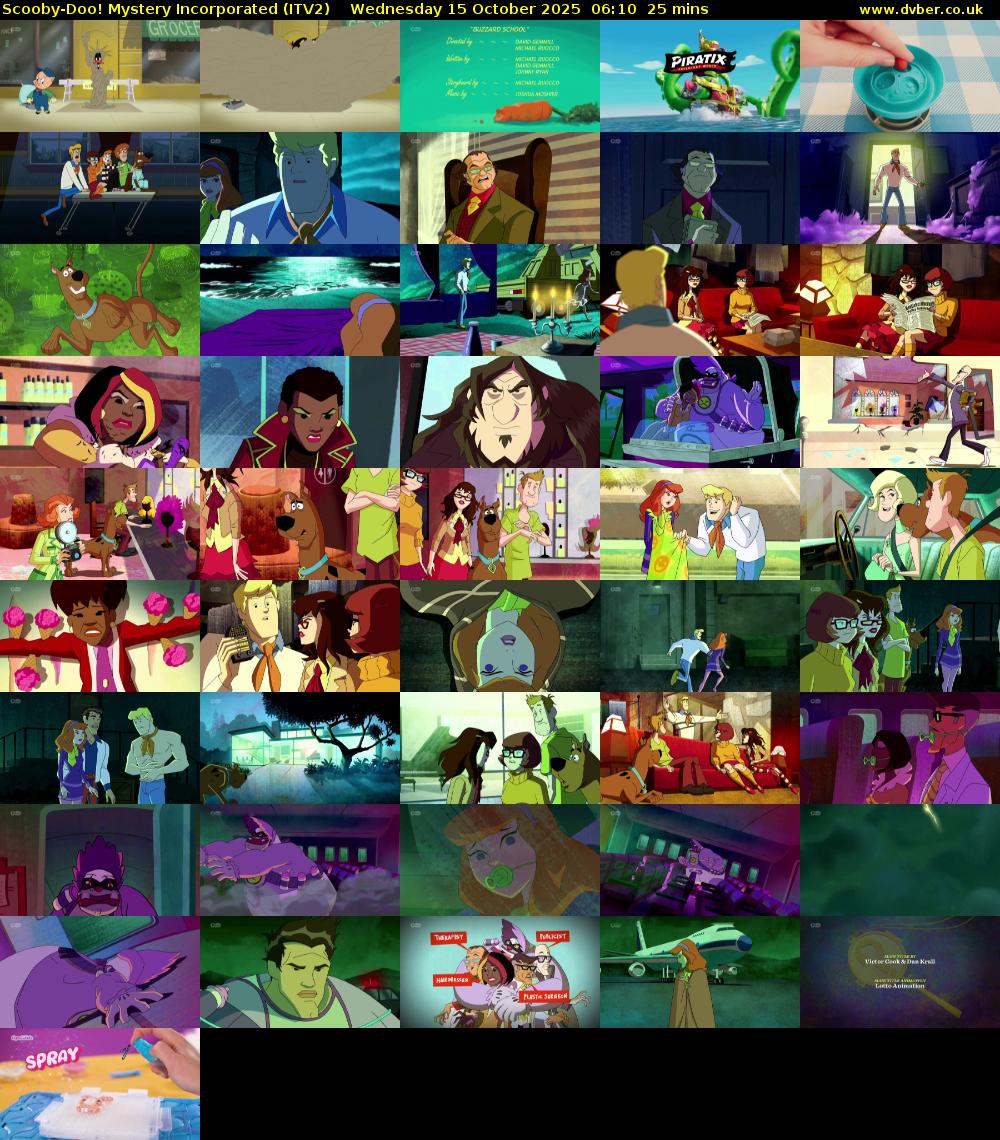 Scooby-Doo! Mystery Incorporated (ITV2) Wednesday 15 October 2025 06:10 - 06:35