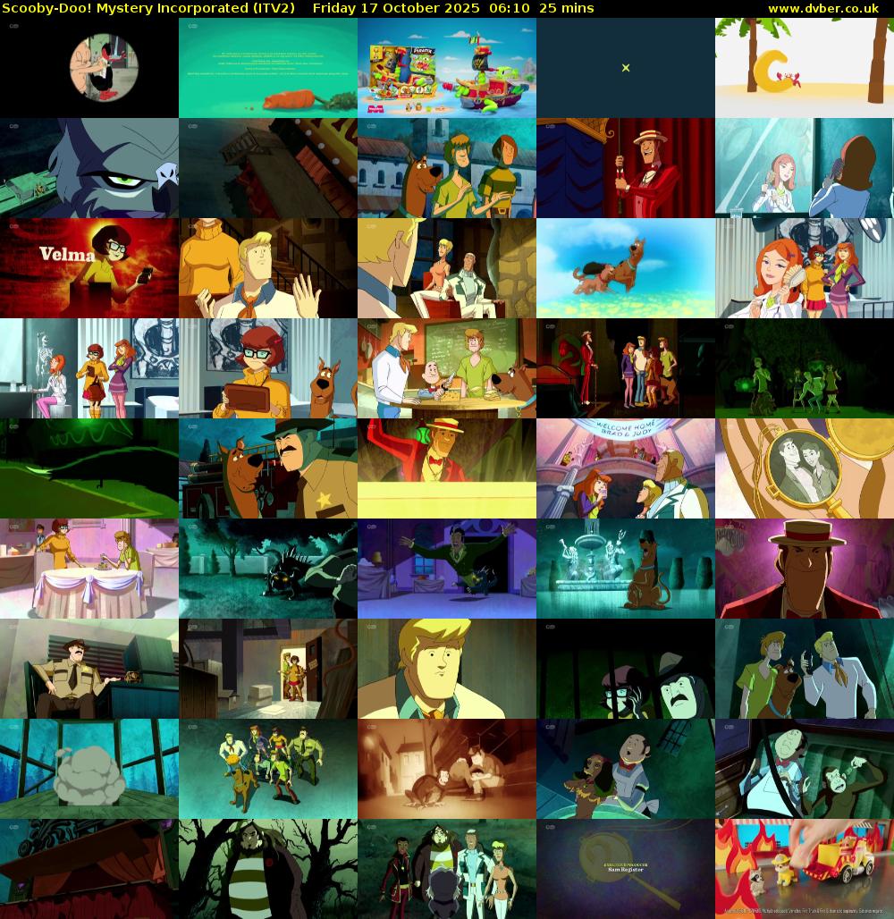Scooby-Doo! Mystery Incorporated (ITV2) Friday 17 October 2025 06:10 - 06:35
