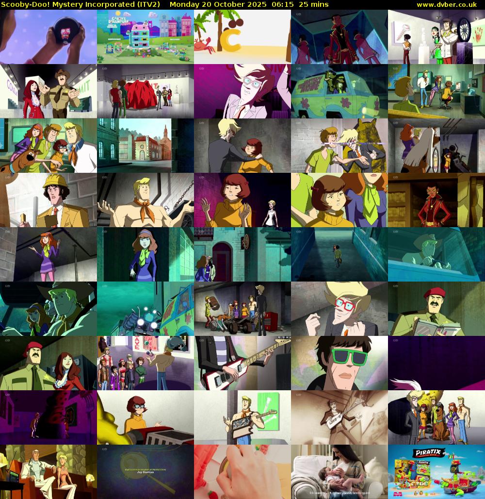 Scooby-Doo! Mystery Incorporated (ITV2) Monday 20 October 2025 06:15 - 06:40
