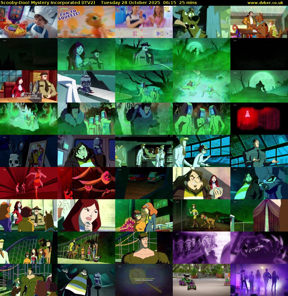 Scooby-Doo! Mystery Incorporated (ITV2) Tuesday 28 October 2025 06:15 - 06:40