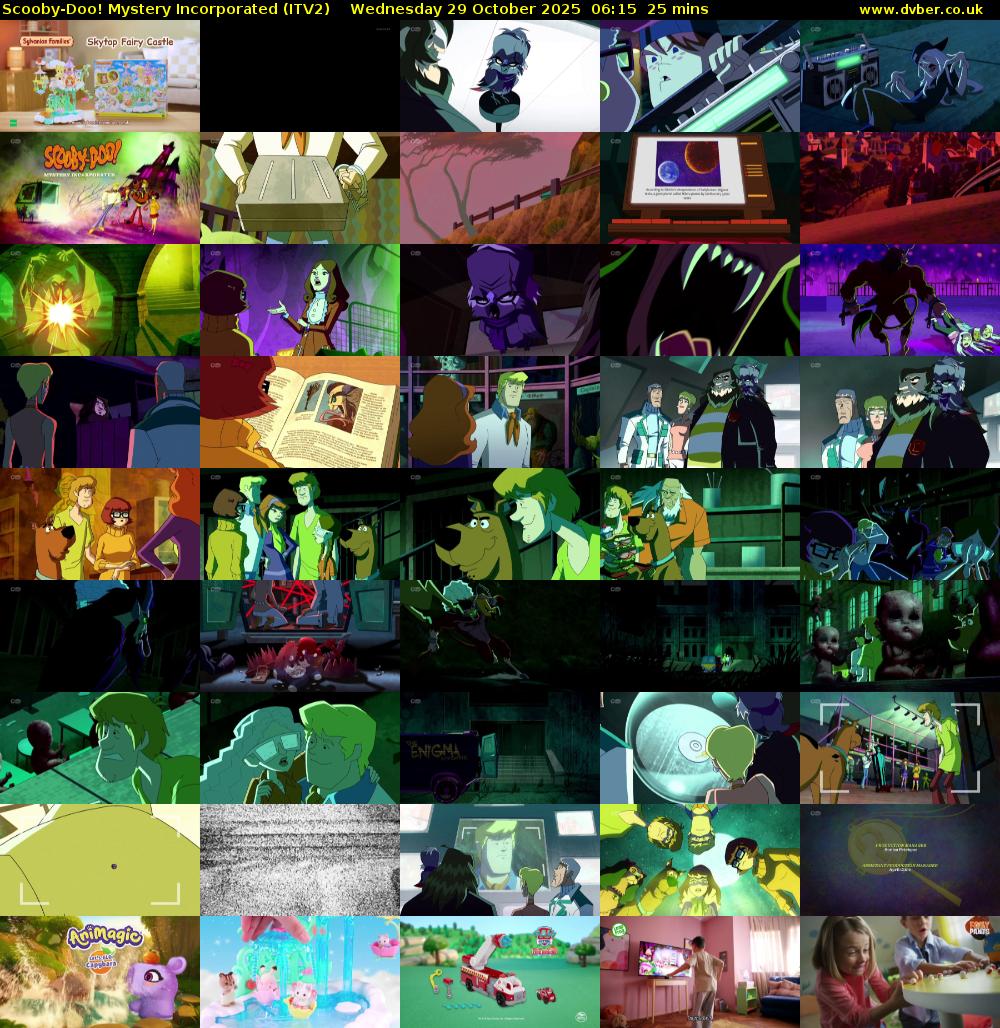 Scooby-Doo! Mystery Incorporated (ITV2) Wednesday 29 October 2025 06:15 - 06:40