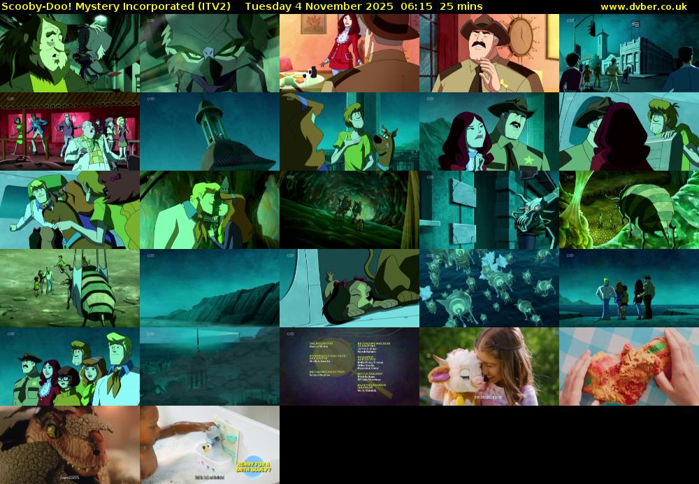 Scooby-Doo! Mystery Incorporated (ITV2) Tuesday 4 November 2025 06:15 - 06:40