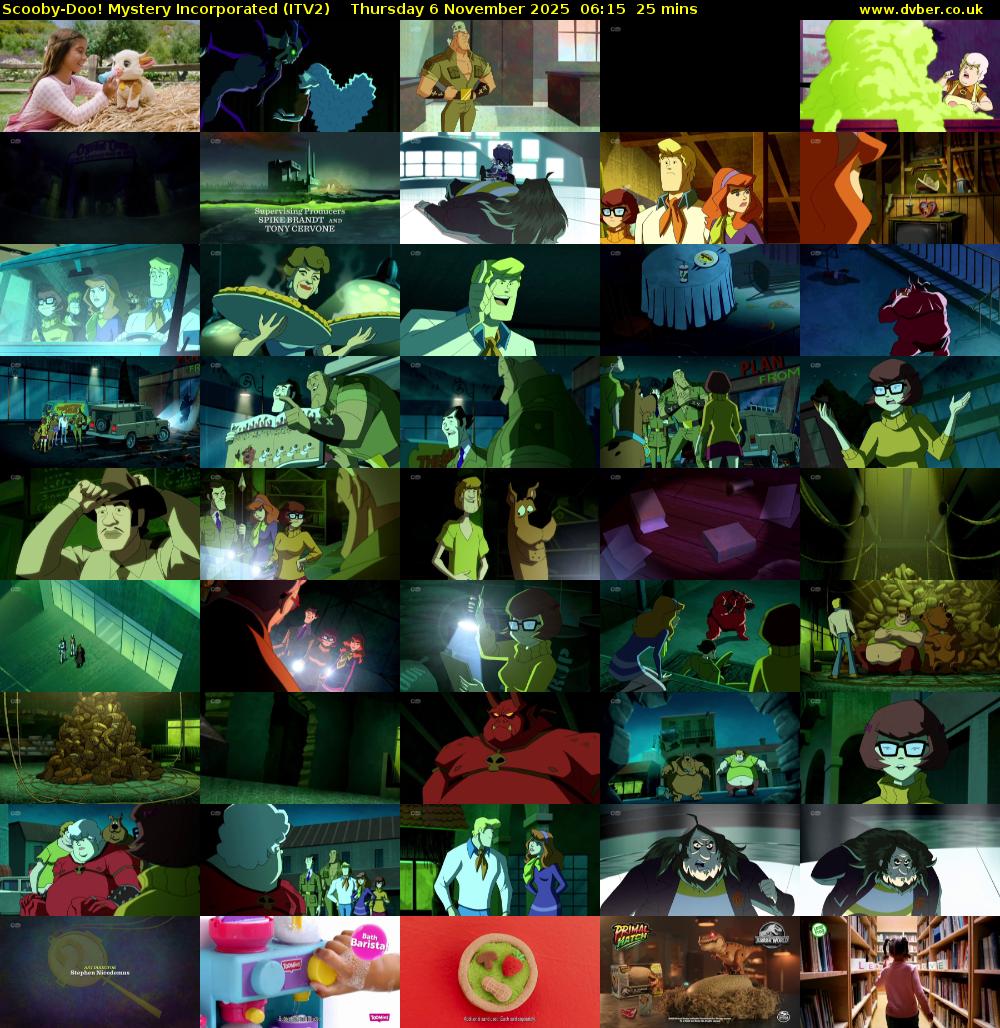 Scooby-Doo! Mystery Incorporated (ITV2) Thursday 6 November 2025 06:15 - 06:40