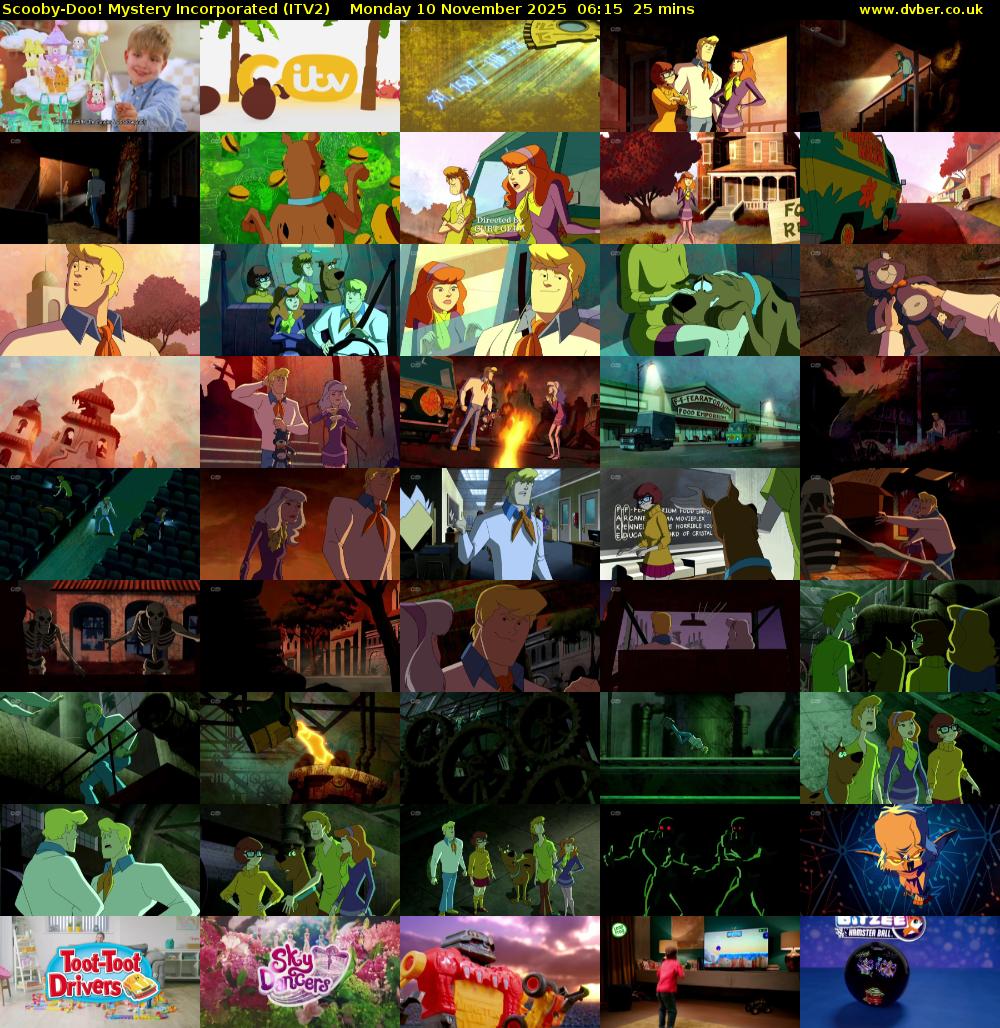 Scooby-Doo! Mystery Incorporated (ITV2) Monday 10 November 2025 06:15 - 06:40