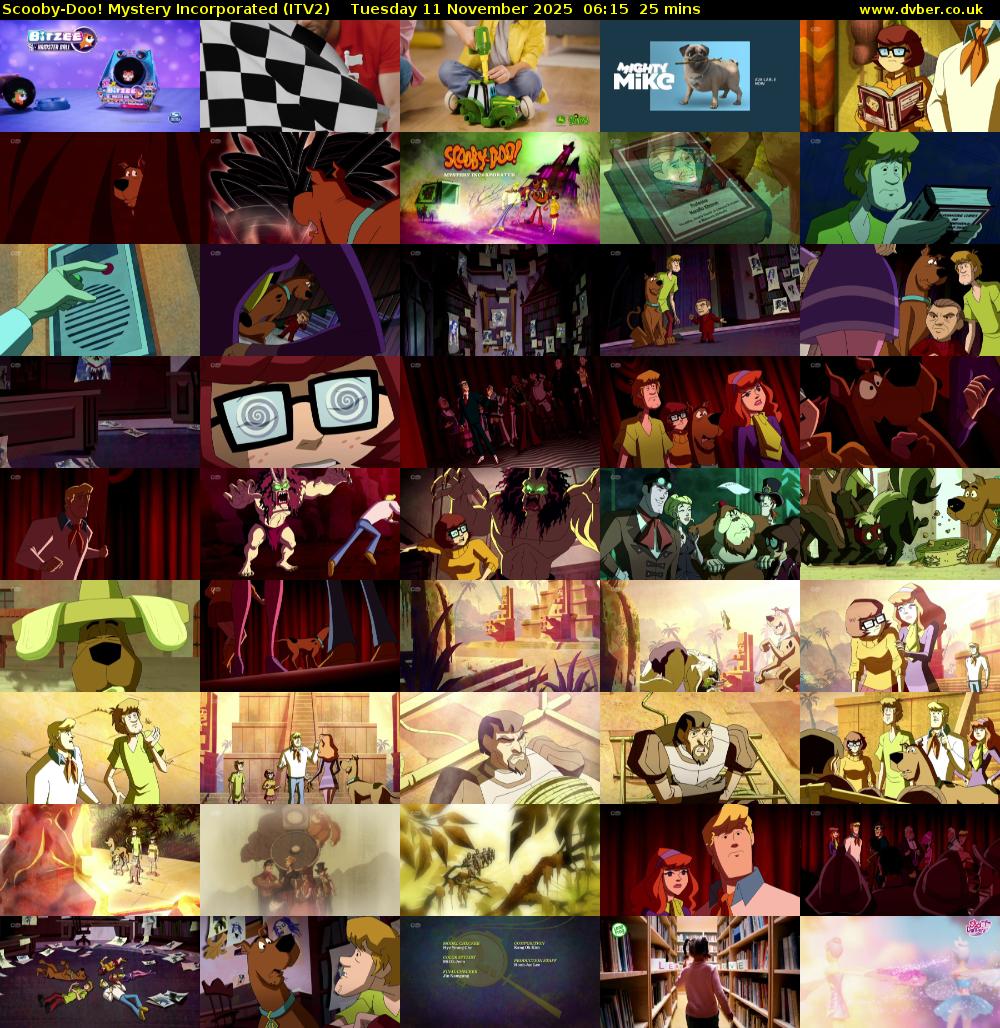 Scooby-Doo! Mystery Incorporated (ITV2) Tuesday 11 November 2025 06:15 - 06:40