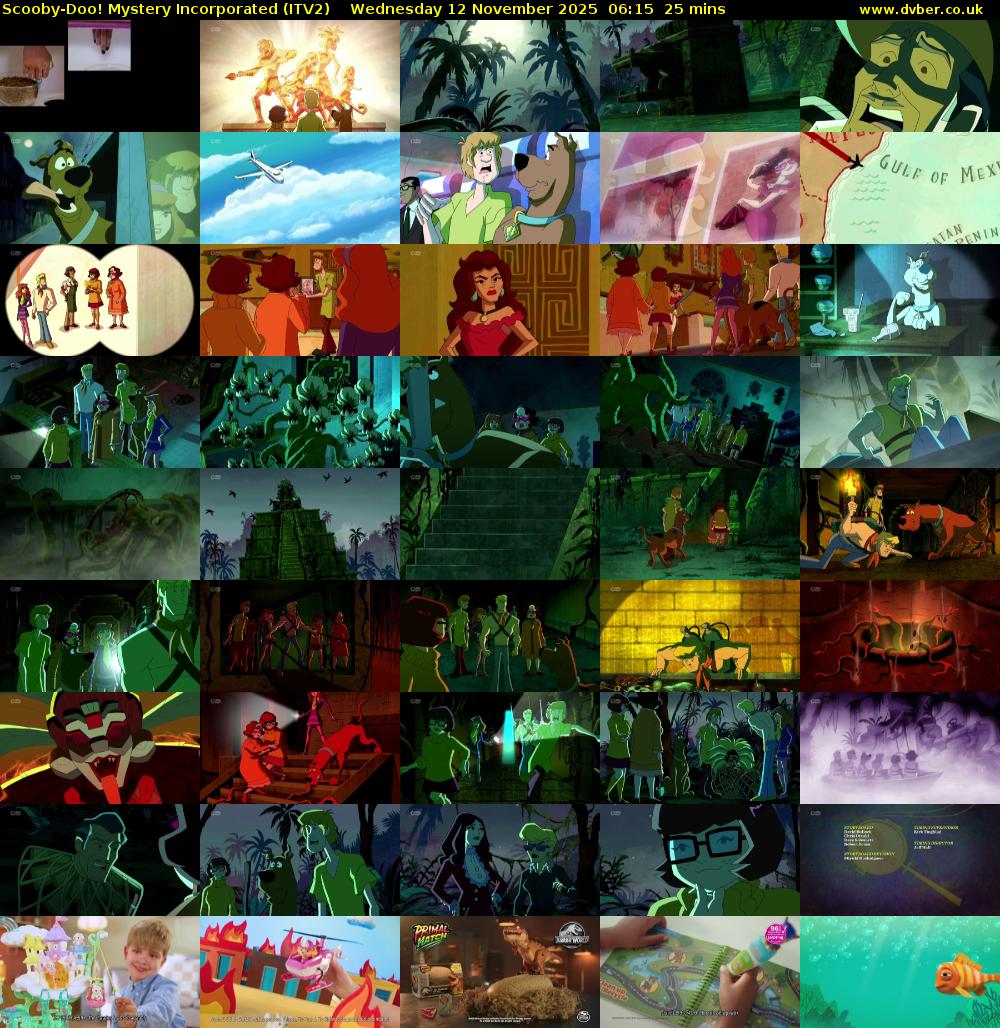 Scooby-Doo! Mystery Incorporated (ITV2) Wednesday 12 November 2025 06:15 - 06:40