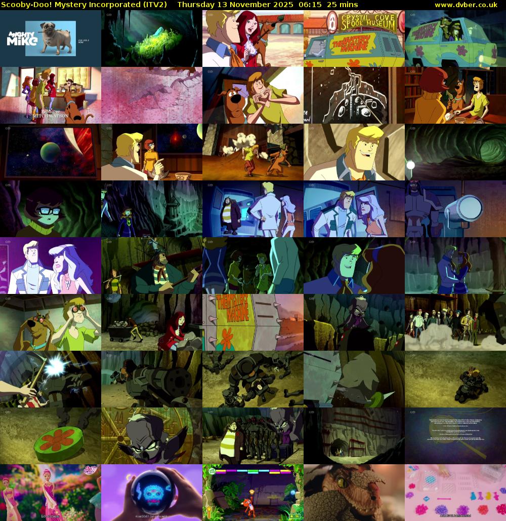 Scooby-Doo! Mystery Incorporated (ITV2) Thursday 13 November 2025 06:15 - 06:40