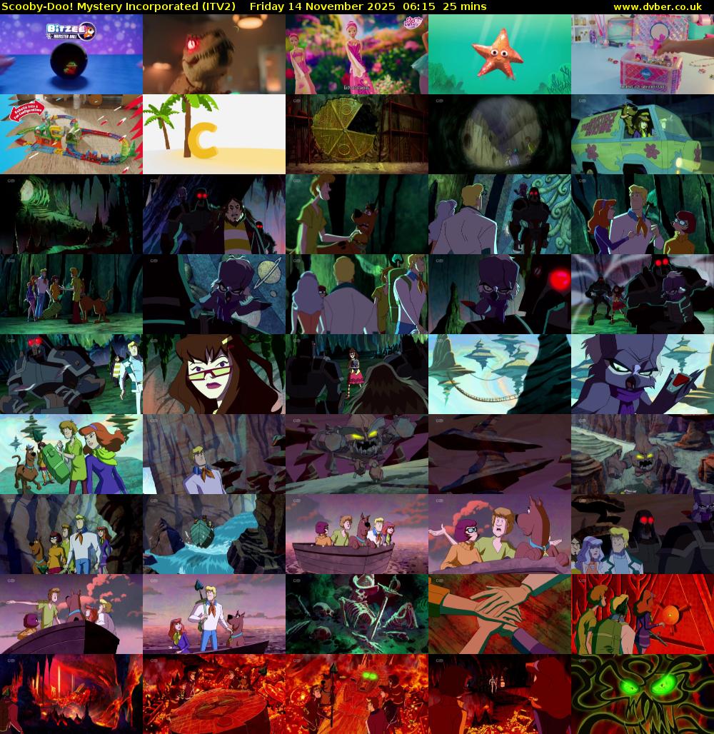 Scooby-Doo! Mystery Incorporated (ITV2) Friday 14 November 2025 06:15 - 06:40