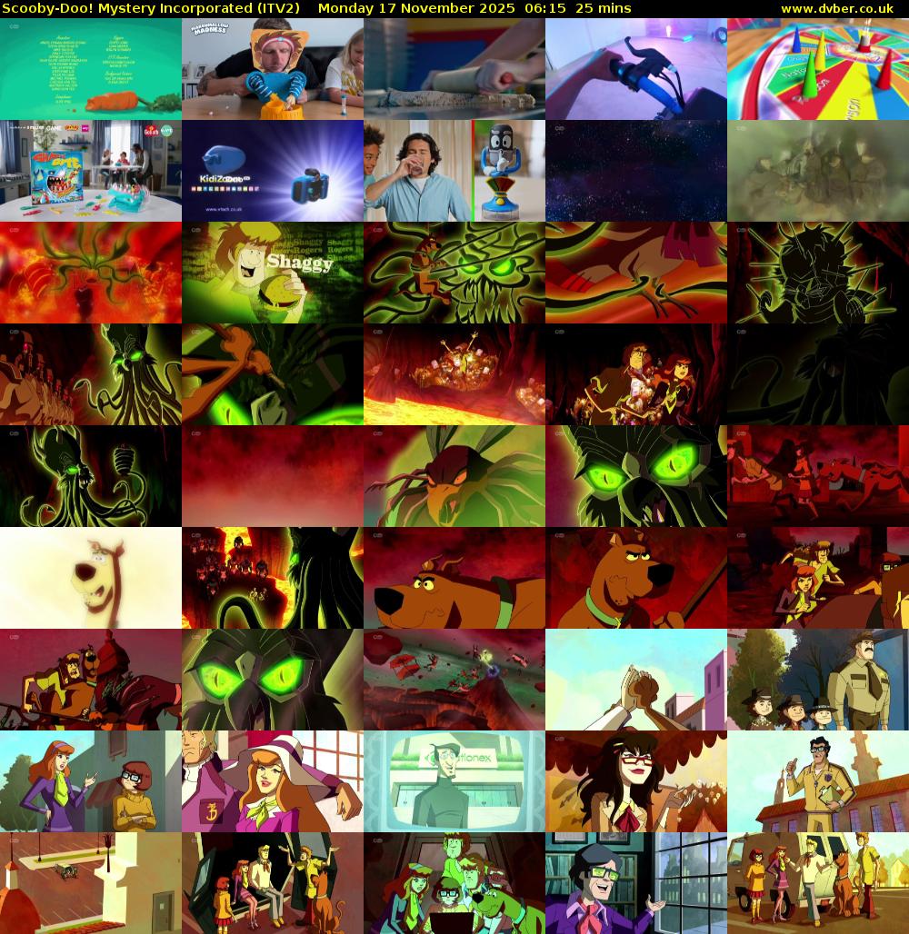 Scooby-Doo! Mystery Incorporated (ITV2) Monday 17 November 2025 06:15 - 06:40