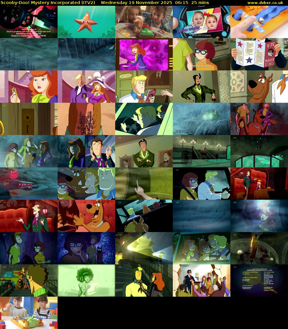 Scooby-Doo! Mystery Incorporated (ITV2) Wednesday 19 November 2025 06:15 - 06:40