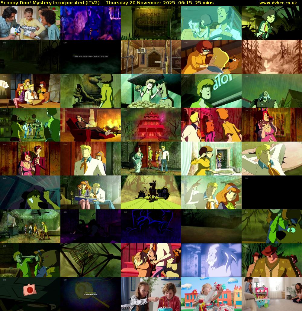 Scooby-Doo! Mystery Incorporated (ITV2) Thursday 20 November 2025 06:15 - 06:40