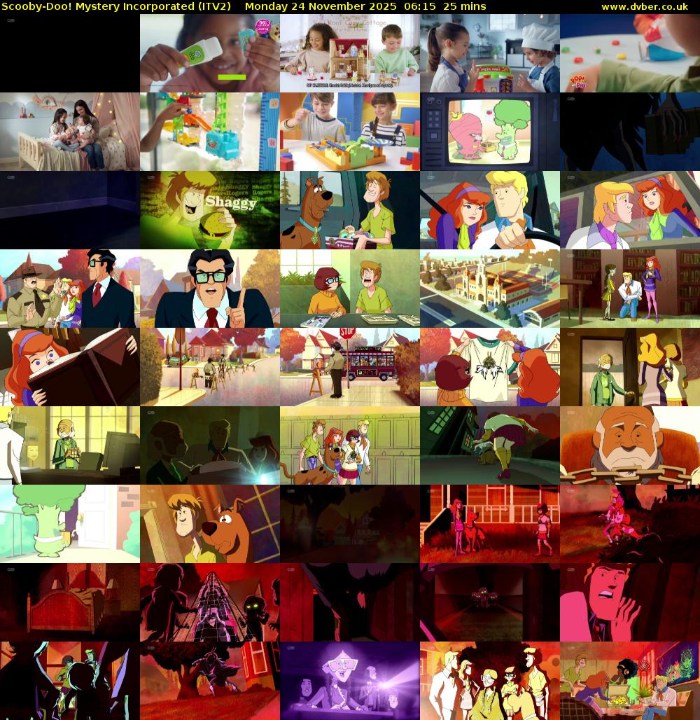 Scooby-Doo! Mystery Incorporated (ITV2) Monday 24 November 2025 06:15 - 06:40