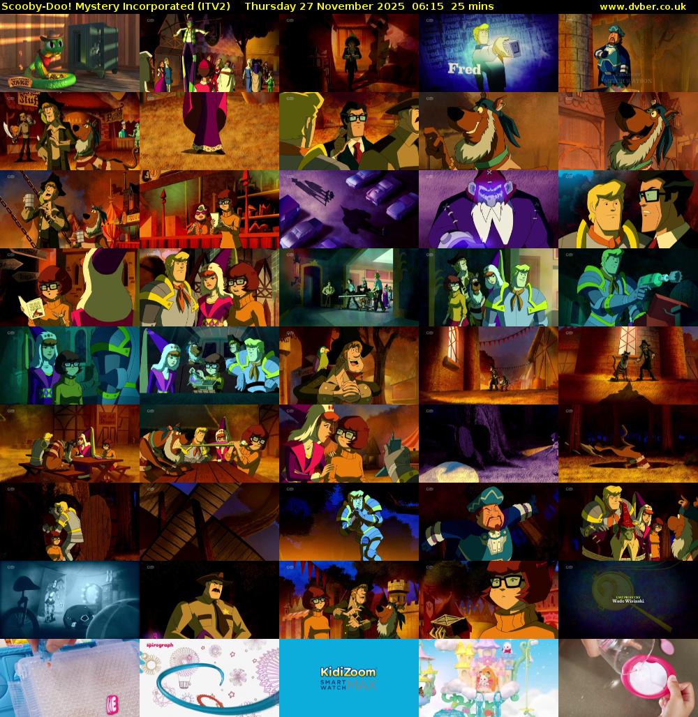 Scooby-Doo! Mystery Incorporated (ITV2) Thursday 27 November 2025 06:15 - 06:40